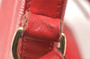 Authentic Louis Vuitton Epi Petit Noe Shoulder Drawstring Bag M44107 Red 4315K