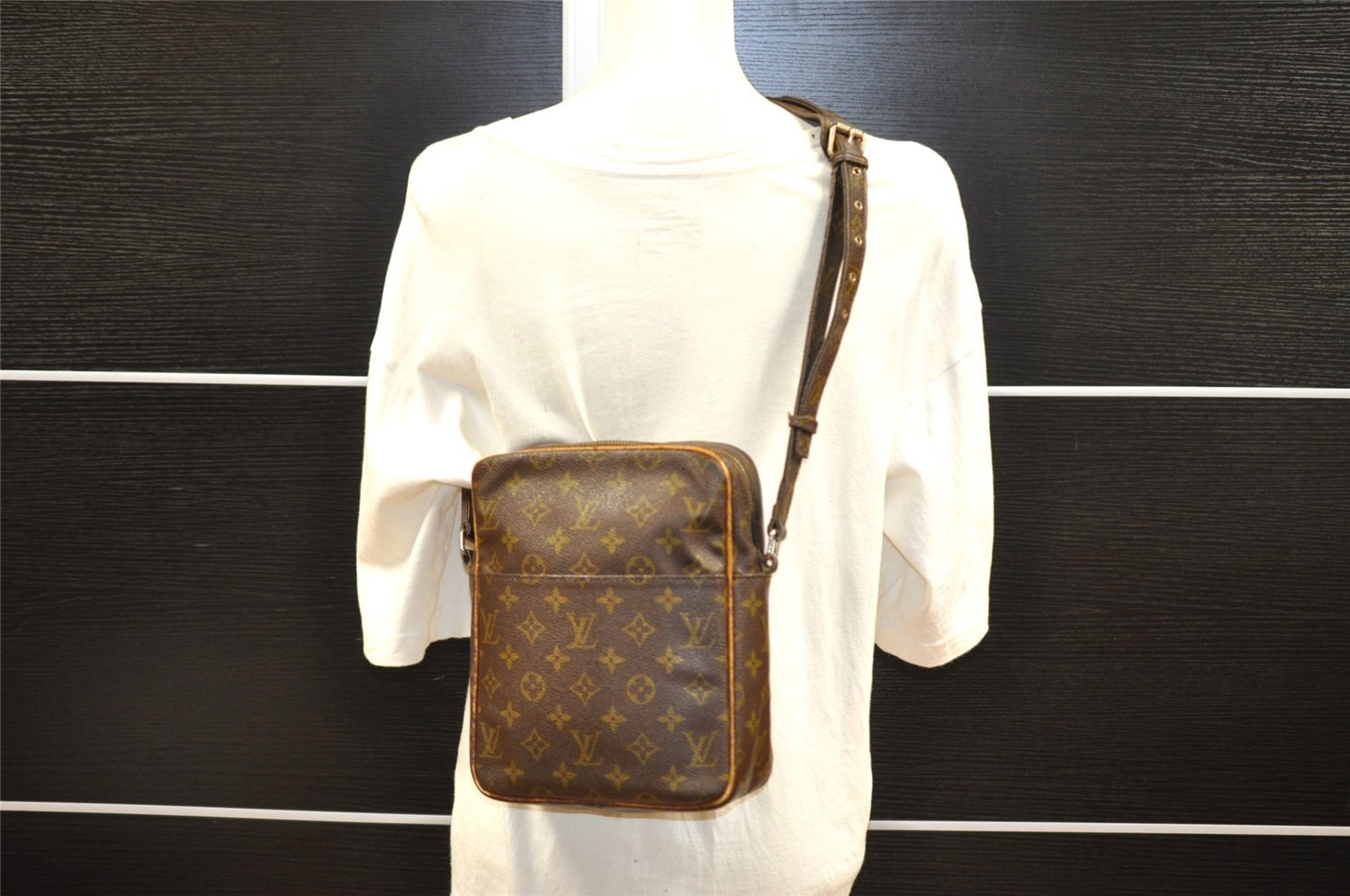 Auth Louis Vuitton Monogram Petit Marceau Shoulder Cross Bag Old Model LV 4316I