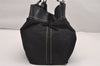 Authentic PRADA Vintage Nylon Tessuto Leather Shoulder Tote Bag Black 4316J