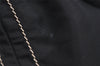 Authentic PRADA Vintage Nylon Tessuto Leather Shoulder Tote Bag Black 4316J