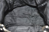 Authentic PRADA Vintage Nylon Tessuto Leather Shoulder Tote Bag Black 4316J