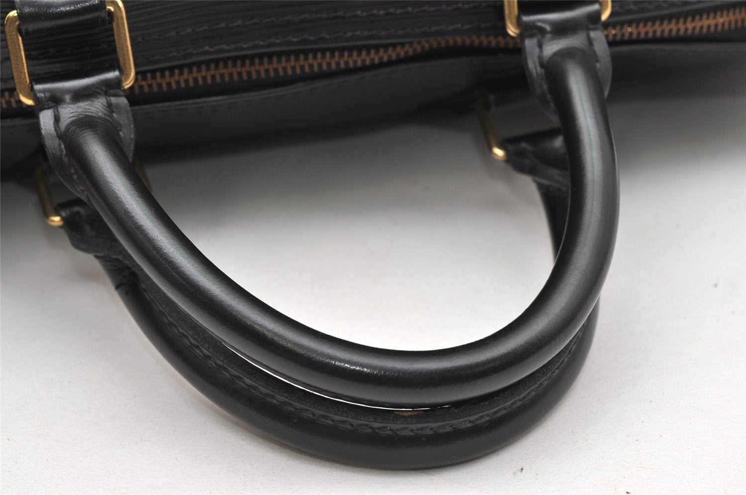 Authentic Louis Vuitton Epi Speedy 35 Hand Boston Bag Black M42992 LV 4316K