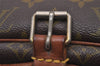 Authentic Louis Vuitton Monogram Cartouchiere GM Shoulder Bag Old Model 4318I
