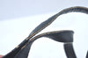 Authentic COACH Signature Shoulder Tote Bag Canvas Leather F17726 Black 4318K