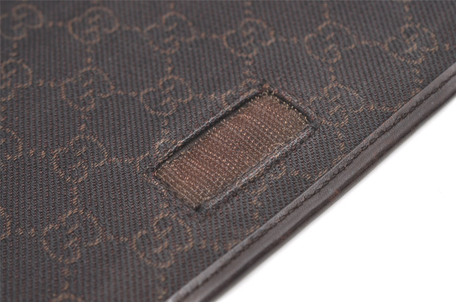 Authentic GUCCI Shoulder Cross Body Bag GG Canvas Leather 28562 Brown 4319J