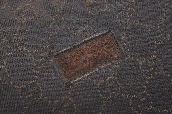 Authentic GUCCI Shoulder Cross Body Bag GG Canvas Leather 28562 Brown 4319J