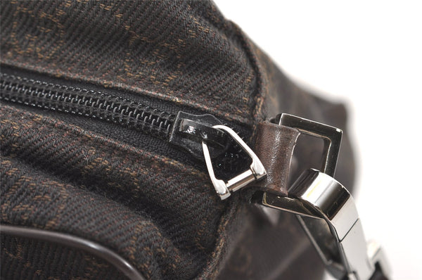 Authentic GUCCI Shoulder Cross Body Bag GG Canvas Leather 28562 Brown 4319J