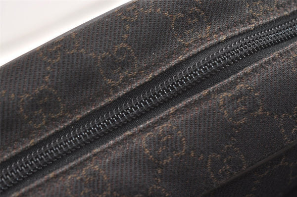 Authentic GUCCI Shoulder Cross Body Bag GG Canvas Leather 28562 Brown 4319J