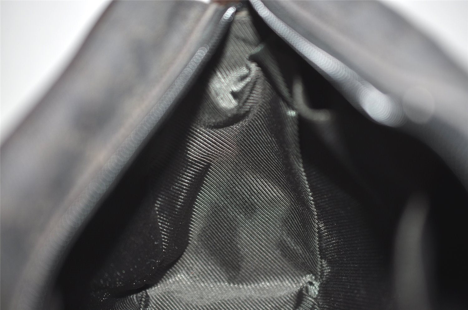 Authentic GUCCI Shoulder Cross Body Bag GG Canvas Leather 28562 Brown 4319J