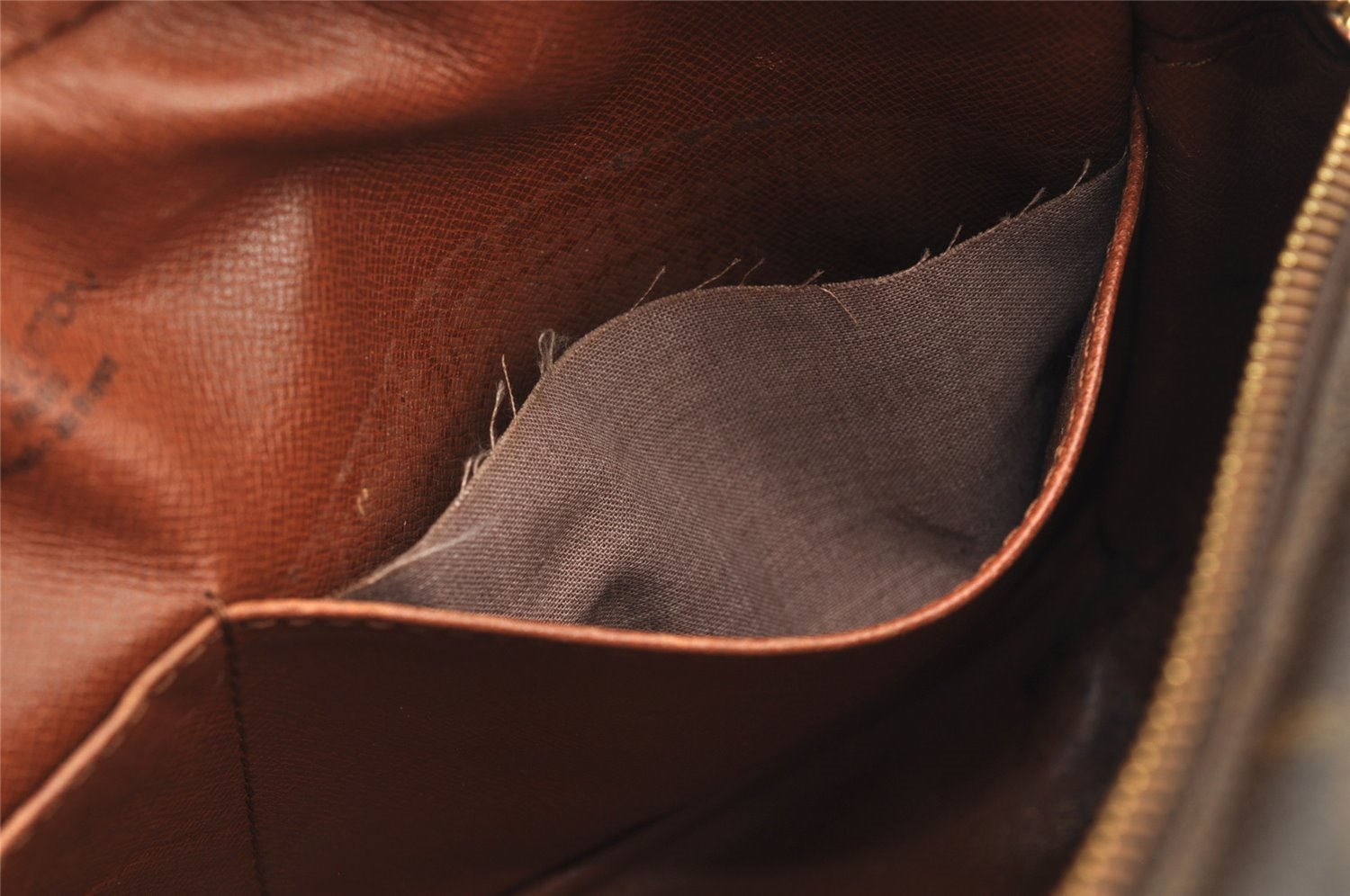 Authentic Louis Vuitton Monogram Compiegne 28 Clutch Hand Bag M51845 Junk 4321I