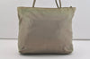 Authentic PRADA TESSUTO CITY Nylon Shoulder Tote Bag B7276 Light Green 4321J