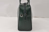 Authentic GUCCI Interlocking G 2Way Hand Bag Purse Enamel Green Junk 4321K