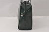 Authentic GUCCI Interlocking G 2Way Hand Bag Purse Enamel Green Junk 4321K