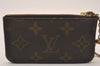 Authentic Louis Vuitton Monogram Pochette Cles Coin Purse Case M62650 LV 4322J