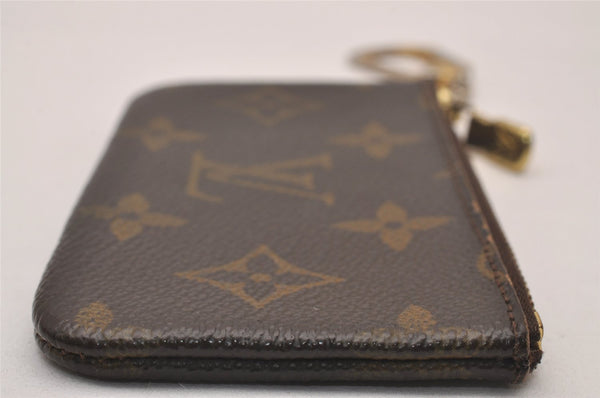 Authentic Louis Vuitton Monogram Pochette Cles Coin Purse Case M62650 LV 4322J