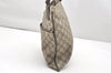 Authentic GUCCI Shoulder Cross Body Bag Purse GG PVC Leather 141198 Brown 4322K