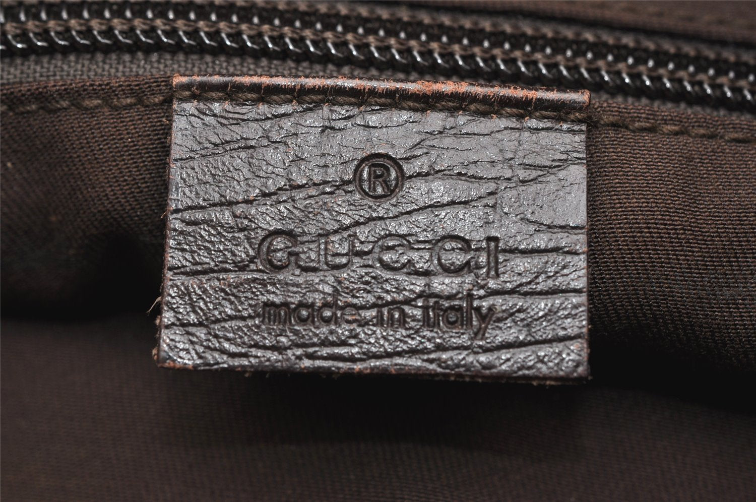 Authentic GUCCI Shoulder Cross Body Bag Purse GG PVC Leather 141198 Brown 4322K