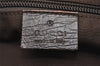 Authentic GUCCI Shoulder Cross Body Bag Purse GG PVC Leather 141198 Brown 4322K
