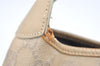 Authentic GUCCI Jackie Shoulder Bag GG Canvas Leather 0013735 Beige Junk 4323K
