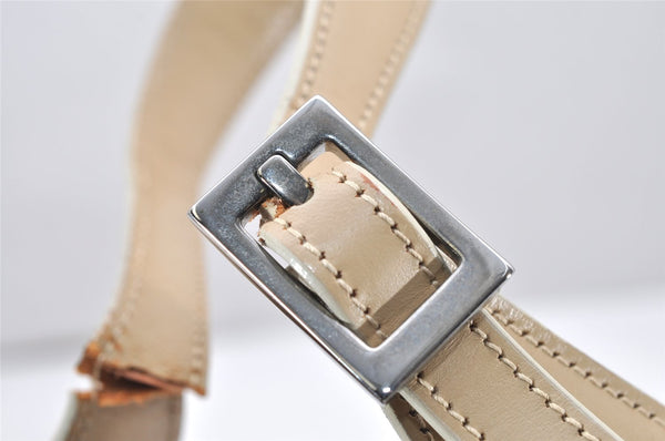 Authentic GUCCI Jackie Shoulder Bag GG Canvas Leather 0013735 Beige Junk 4323K