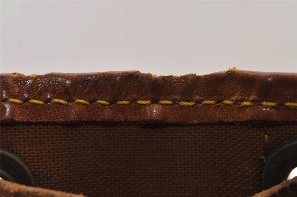 Authentic Louis Vuitton Monogram Petit Noe M42226 Shoulder Drawstring Bag 4324I