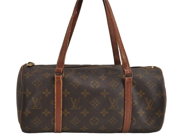 Authentic Louis Vuitton Monogram Papillon 30 Hand Bag Old Model LV 4324J