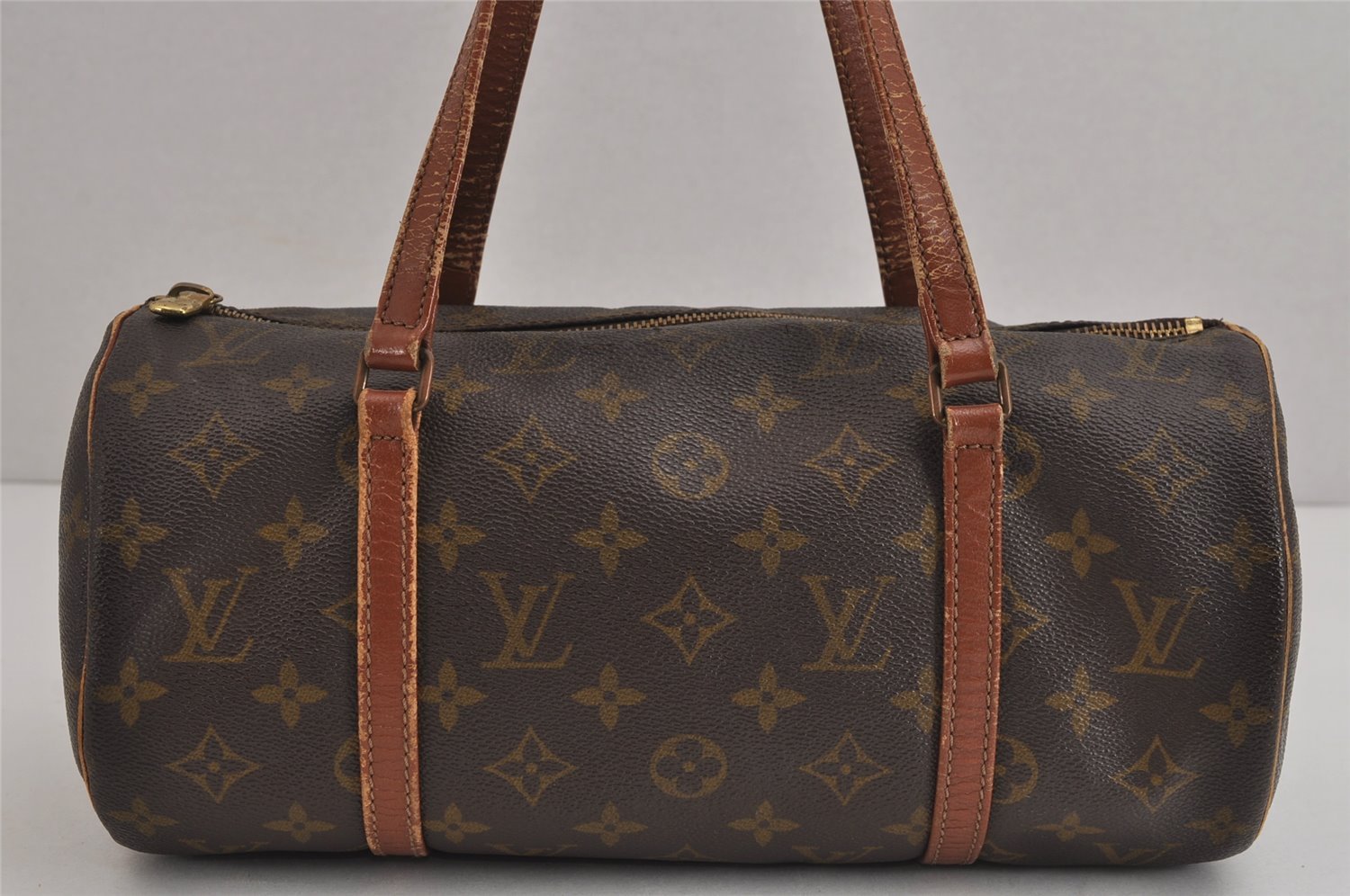 Authentic Louis Vuitton Monogram Papillon 30 Hand Bag Old Model LV 4324J