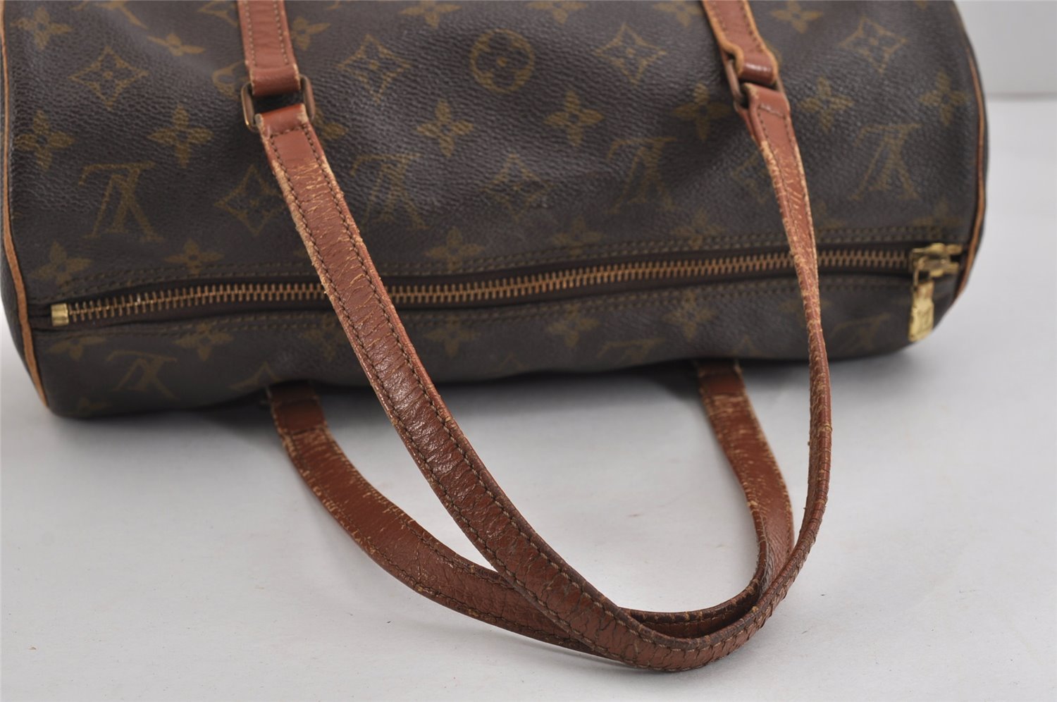 Authentic Louis Vuitton Monogram Papillon 30 Hand Bag Old Model LV 4324J