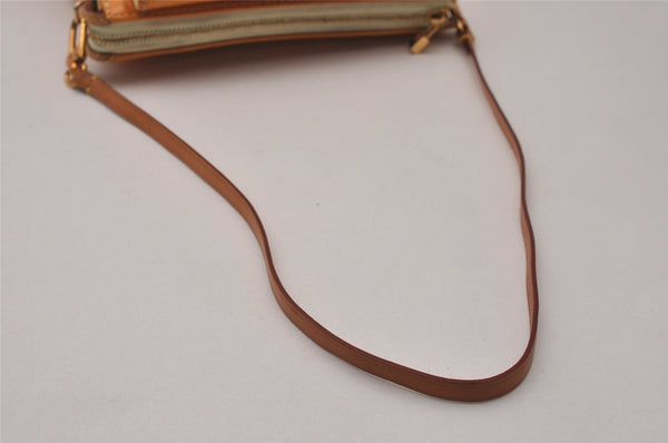 Auth Louis Vuitton Monogram Vernis Mott Shoulder Hand Bag Yellow M91059 LV 4325J