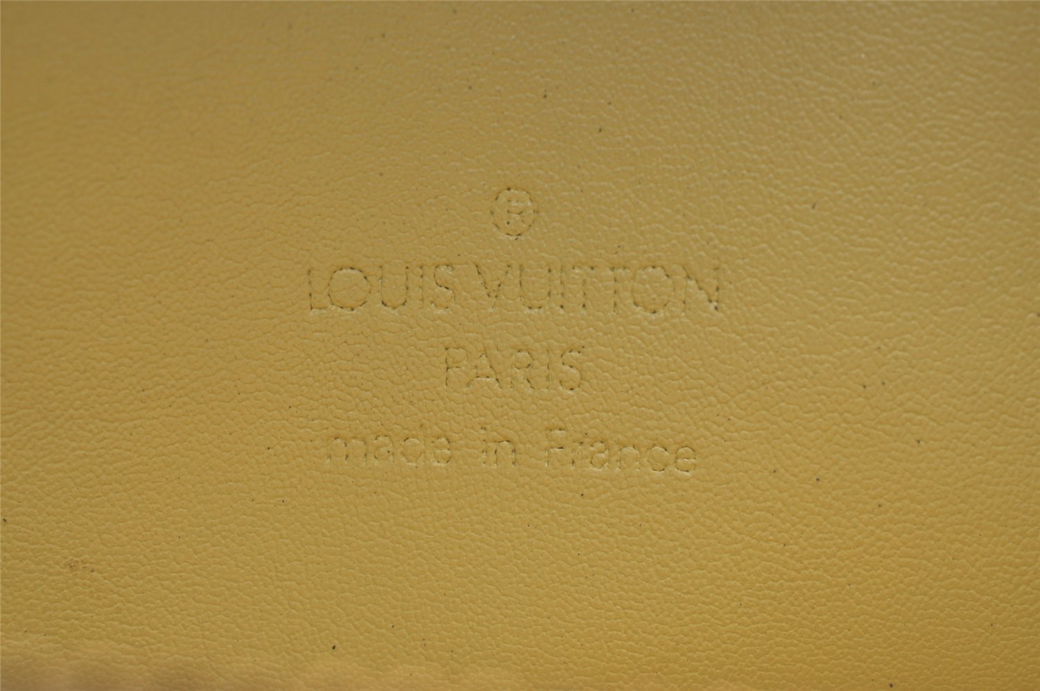 Auth Louis Vuitton Monogram Vernis Mott Shoulder Hand Bag Yellow M91059 LV 4325J