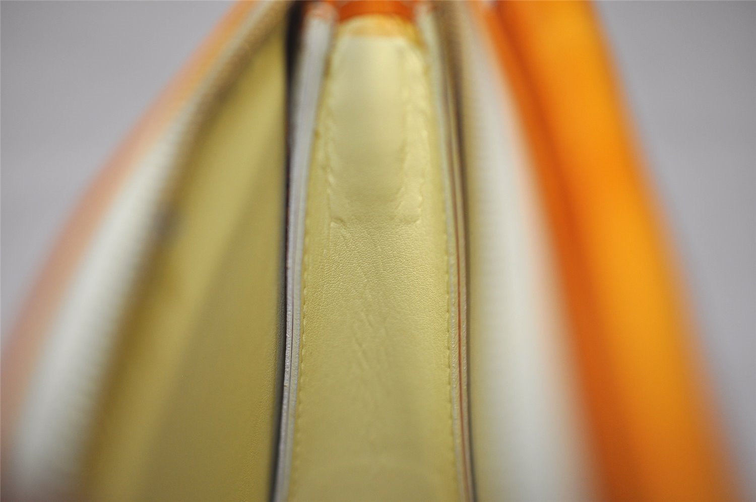 Auth Louis Vuitton Monogram Vernis Mott Shoulder Hand Bag Yellow M91059 LV 4325J