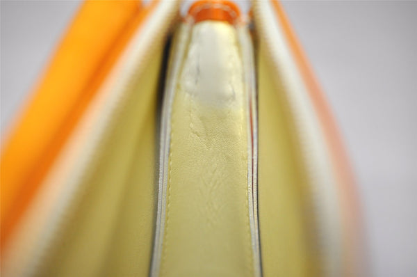 Auth Louis Vuitton Monogram Vernis Mott Shoulder Hand Bag Yellow M91059 LV 4325J