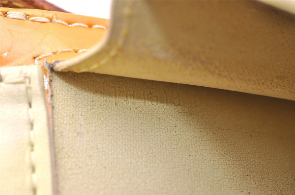 Auth Louis Vuitton Monogram Vernis Mott Shoulder Hand Bag Yellow M91059 LV 4325J