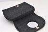 Authentic GIVENCHY Nylon Rhinestone Cometic Pouch Purse Black 4326K