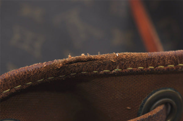 Authentic Louis Vuitton Monogram Noe Shoulder Drawstring Bag M42224 LV 4328I