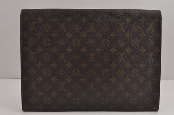 Authentic Louis Vuitton Monogram Poche Ministre Document Case M53445 LV 4329J