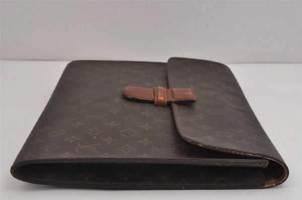 Authentic Louis Vuitton Monogram Poche Ministre Document Case M53445 LV 4329J