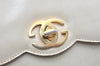 Authentic GUCCI Vintage Shoulder Hand Bag Purse Leather White 4329K