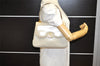 Authentic GUCCI Vintage Shoulder Hand Bag Purse Leather White 4329K