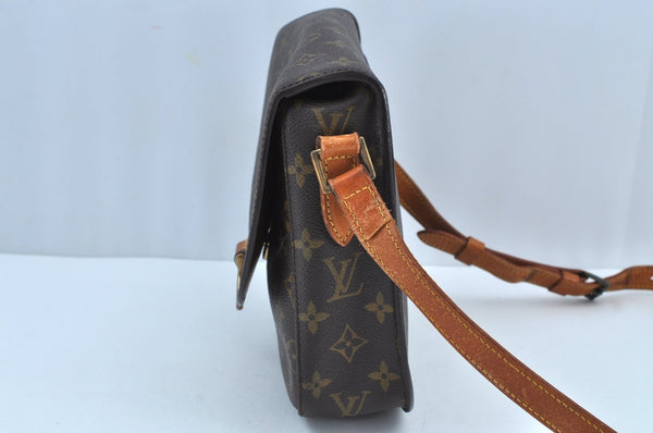 Authentic Louis Vuitton Monogram Saint Cloud GM M51242 Shoulder Cross Bag 4330H
