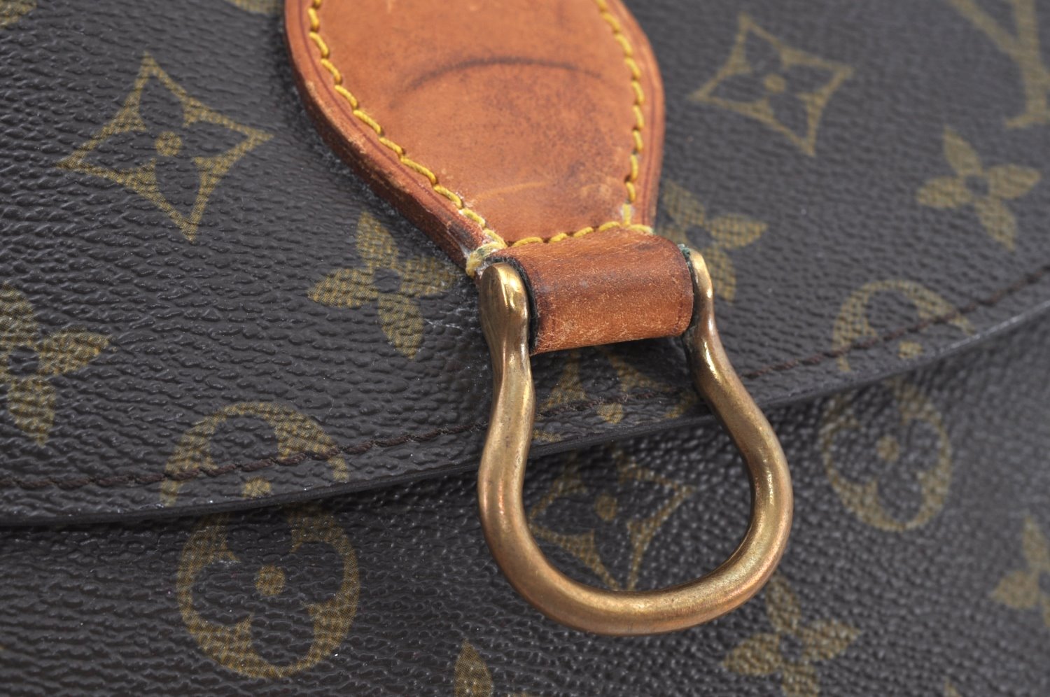Authentic Louis Vuitton Monogram Saint Cloud GM M51242 Shoulder Cross Bag 4330H
