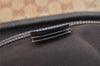 Authentic GUCCI GG Crystal Abbey Tote Bag PVC Leather 293578 Brown 4330K