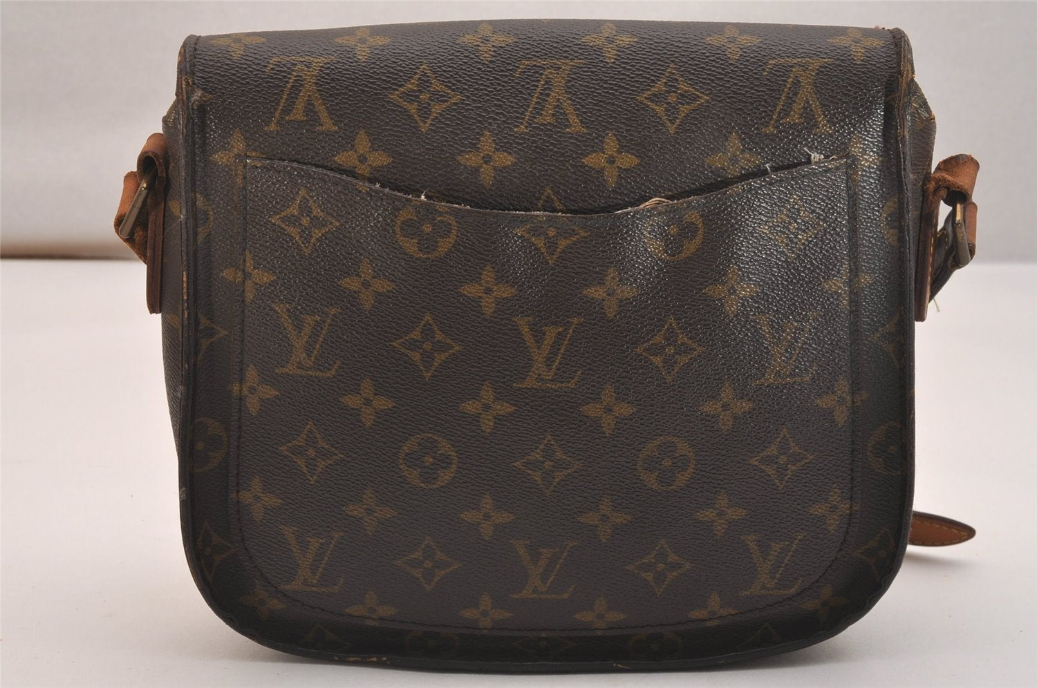 Authentic Louis Vuitton Monogram Saint Cloud GM M51242 Shoulder Cross Bag 4331J