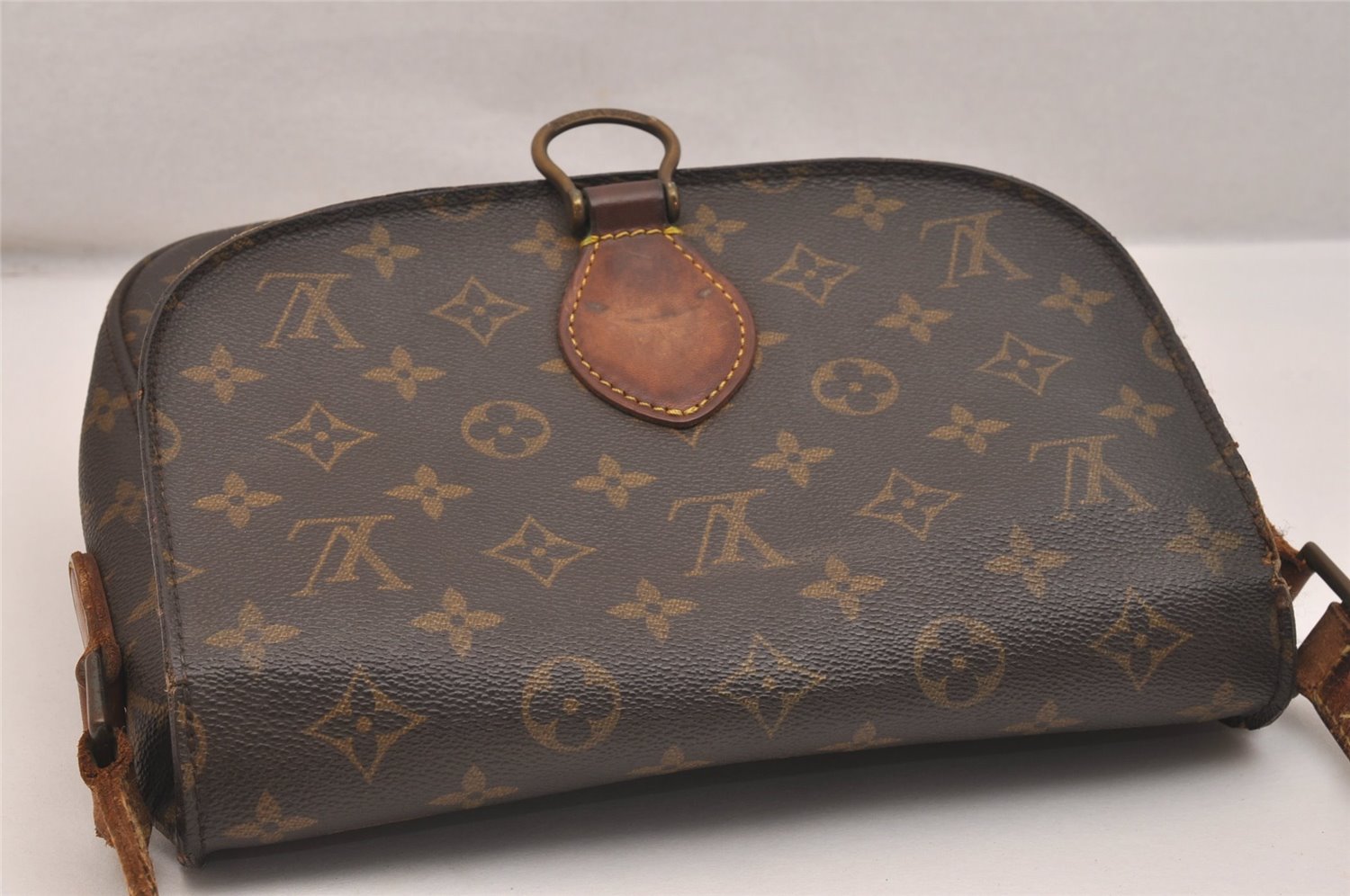 Authentic Louis Vuitton Monogram Saint Cloud GM M51242 Shoulder Cross Bag 4331J