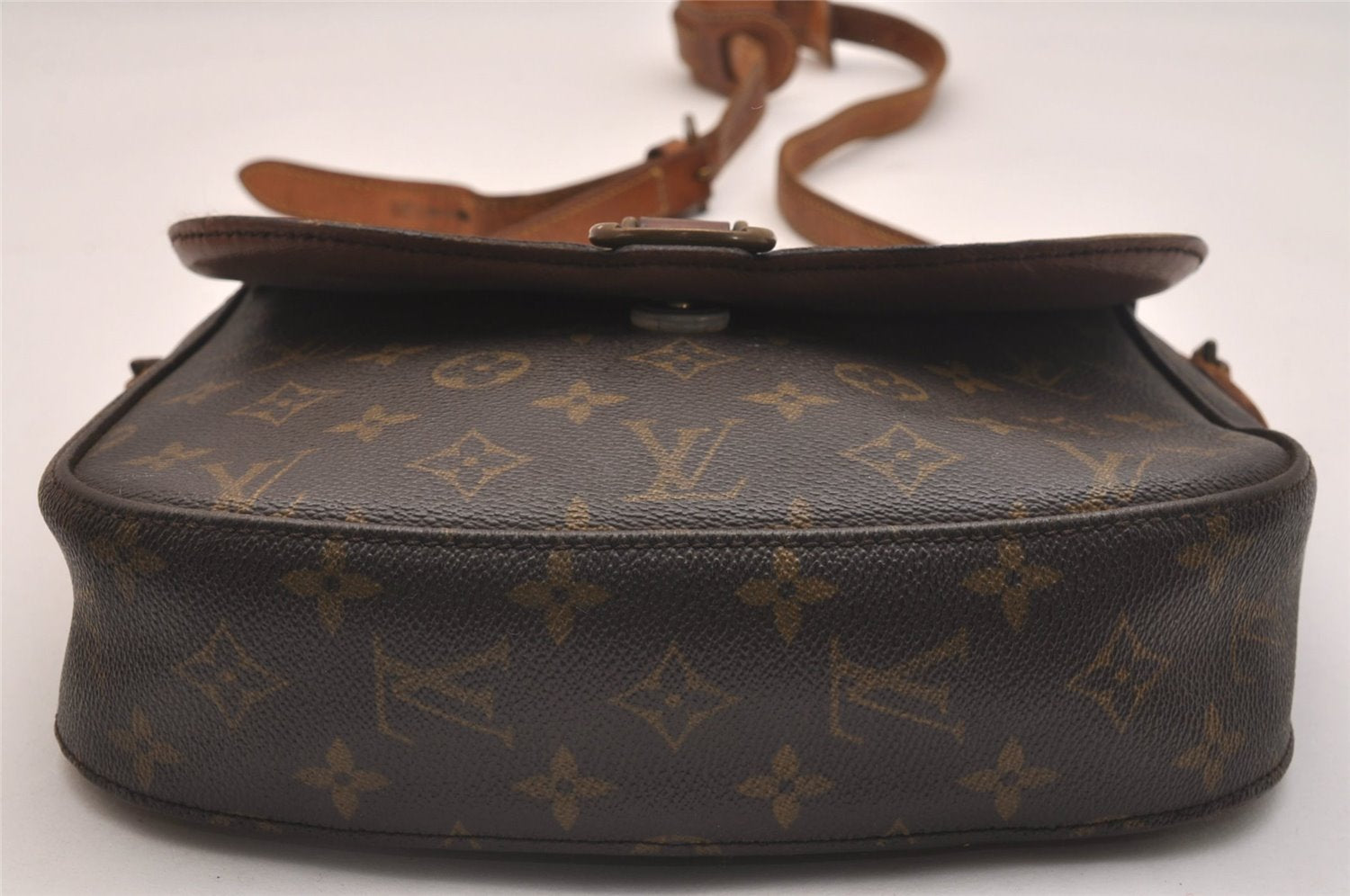 Authentic Louis Vuitton Monogram Saint Cloud GM M51242 Shoulder Cross Bag 4331J