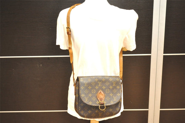 Authentic Louis Vuitton Monogram Saint Cloud GM M51242 Shoulder Cross Bag 4331J
