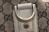 Authentic GUCCI Abbey Hand Tote Bag GG Canvas Leather 141472 Brown Junk 4332K