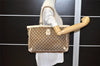 Authentic GUCCI Abbey Hand Tote Bag GG Canvas Leather 141472 Brown Junk 4332K