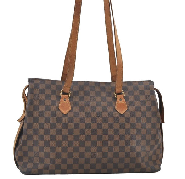 Authentic Louis Vuitton Damier Columbine 100 ANS Shoulder Bag N99037 LV 4333J