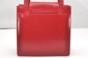 Authentic BVLGARI BVLGARI BVLGARI Leather 2way Shoulder Hand Bag Red 4333K